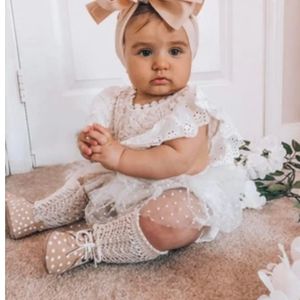 Boho Lace Baby 1st Birthday Cake Smash Romper